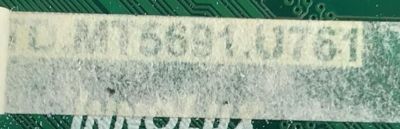 MAIN PARA SMART TV VIZIO 4K RESOLUCION (3840 x 2160) / NUMERO DE PARTE CM03M0003T00R / TD.MT5691.U761 / AP3028039N / PANEL V500DJ6-D03 / MODELO V505-H19 LINIZB /  - Imagen 2